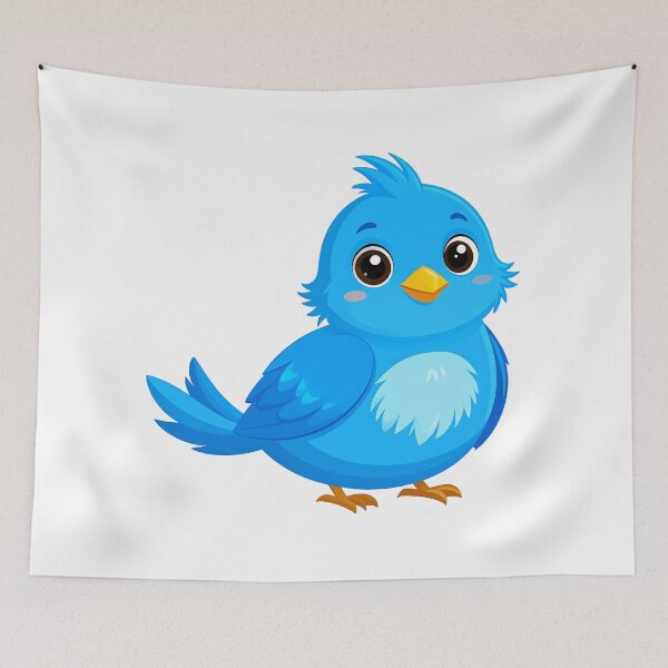 Item preview, Blue Bird Cartoon designed and sold by Nok-Thep.