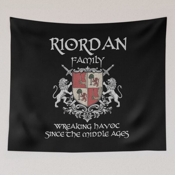 Item preview, Riordan Family Crest – Medieval Heritage Emblem for Ancestry Lovers & Vintage Style Fans designed and sold by 9X FR.