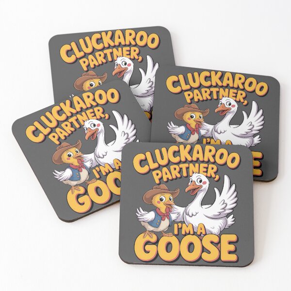 Item preview, Cowboy goose - Yeehaw goose - Goose in boots - Goose on the loose - Western goose - Silly goose - Honky tonk goose - Cowgirl duck designed and sold by JansenGS.