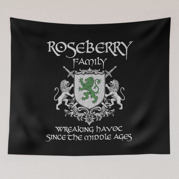 Item preview, Roseberry Family Crest – Medieval Heritage Emblem for Ancestry Lovers & Vintage Style Fans designed and sold by 9X FR.