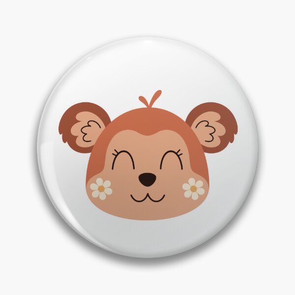 Item preview, Cute Cartoon Monkey Face designed and sold by Julza Art.