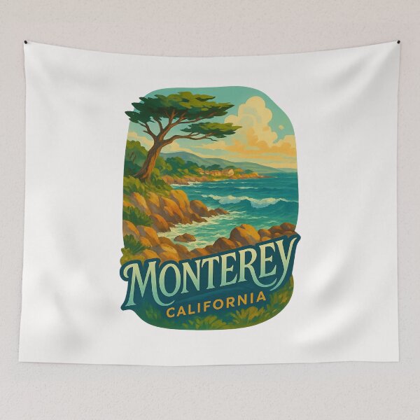 Item preview, Monterey California Coastal Cypress View designed and sold by Places On Earth.