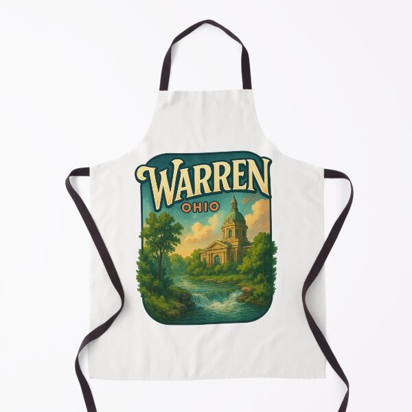 Item preview, Warren Ohio Courthouse by the River designed and sold by Places On Earth.