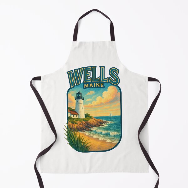 Item preview, Wells Maine Lighthouse on Rocky Coast designed and sold by Places On Earth.