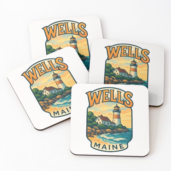 Item preview, Wells Maine Coastal Lighthouse and Cottage designed and sold by Places On Earth.