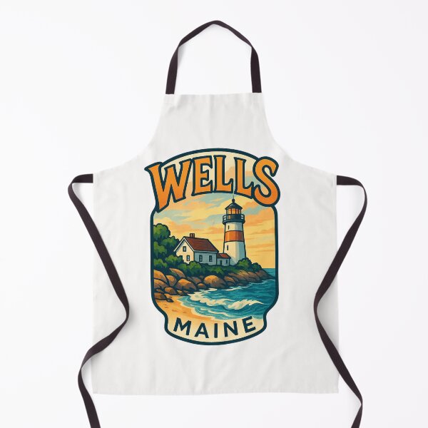 Item preview, Wells Maine Coastal Lighthouse and Cottage designed and sold by Places On Earth.