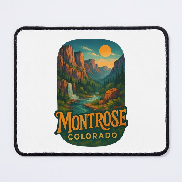 Item preview, Montrose Colorado Waterfall Canyon at Sunset designed and sold by Places On Earth.