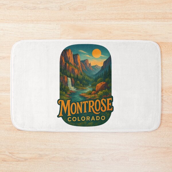 Item preview, Montrose Colorado Waterfall Canyon at Sunset designed and sold by Places On Earth.