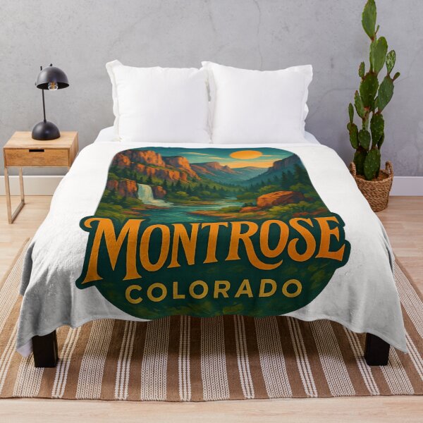 Item preview, Montrose Colorado Waterfall Canyon at Sunset designed and sold by Places On Earth.