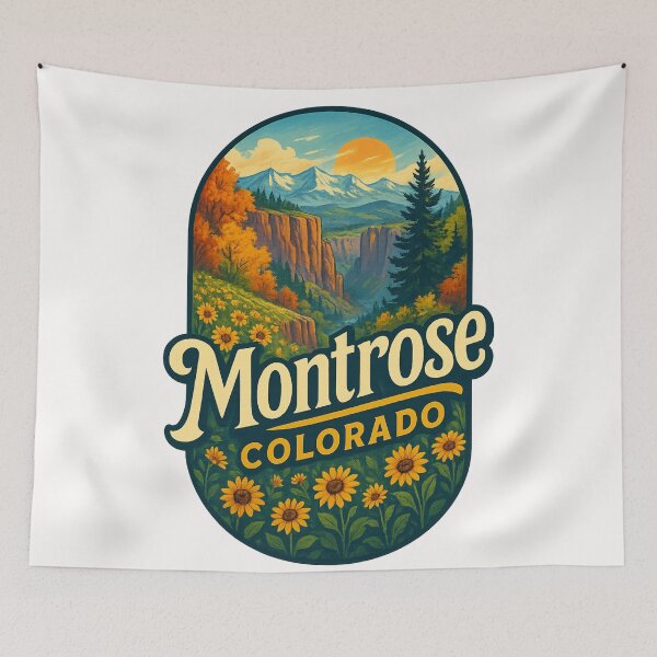 Item preview, Montrose Colorado Alpine Wildflowers and Mountains designed and sold by Places On Earth.