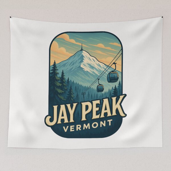 Item preview, Jay Peak Vermont Gondola and Mountain View designed and sold by Places On Earth.