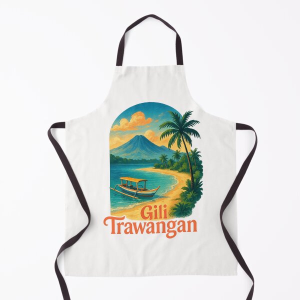 Item preview, Gili Trawangan Island with Mount Rinjani View designed and sold by Places On Earth.