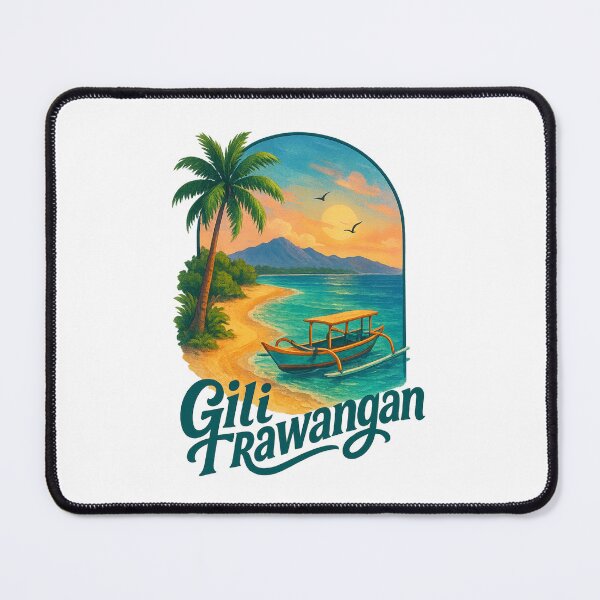 Item preview, Sunset Shoreline of Gili Trawangan Indonesia designed and sold by Places On Earth.