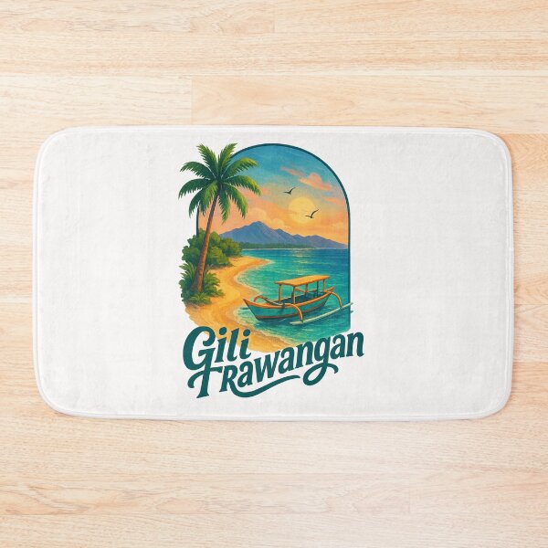 Item preview, Sunset Shoreline of Gili Trawangan Indonesia designed and sold by Places On Earth.