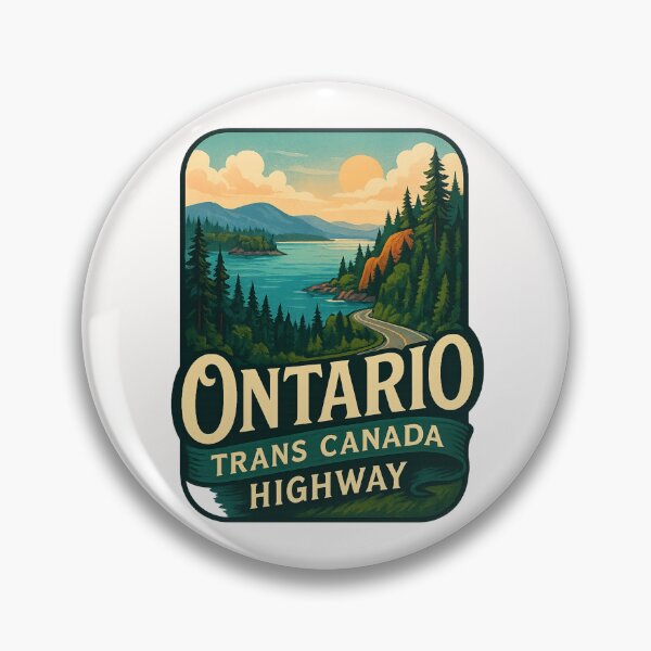 Artikelvorschau, Ontario Trans Canada Highway Lakeside Drive entworfen und verkauft von Places On Earth.