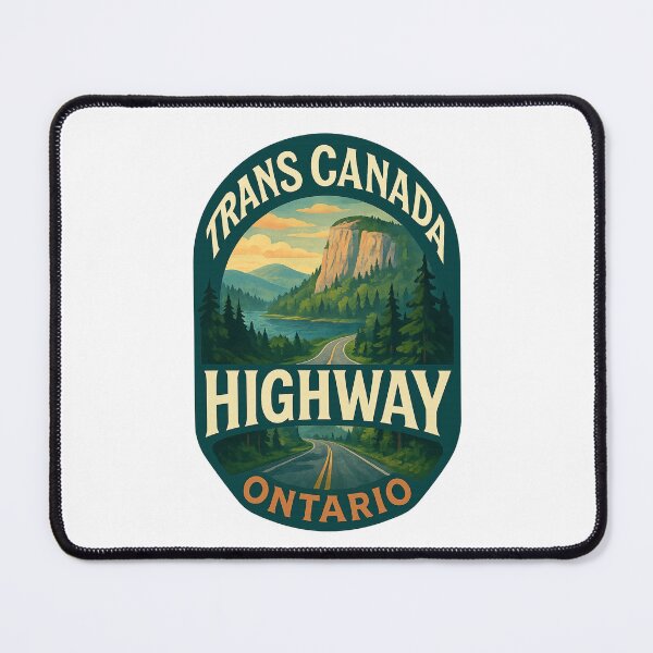 Item preview, Ontario Trans Canada Highway Through Cliffs and Pines designed and sold by Places On Earth.