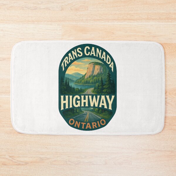 Item preview, Ontario Trans Canada Highway Through Cliffs and Pines designed and sold by Places On Earth.