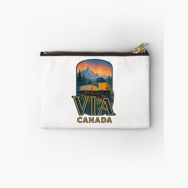 Item preview, VIA Canada Train Through the Rockies at Sunset designed and sold by Places On Earth.