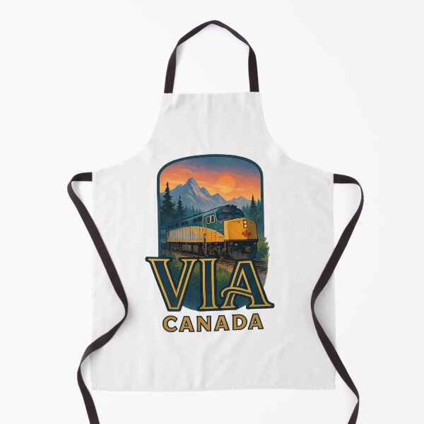 Item preview, VIA Canada Train Through the Rockies at Sunset designed and sold by Places On Earth.