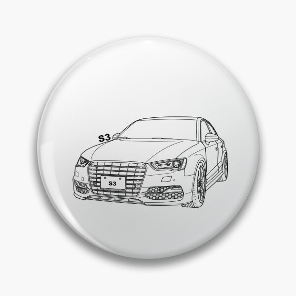 Item preview, AUDI S3 Line illustration designed and sold by sketchjuny.