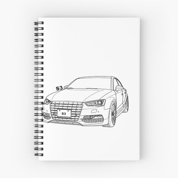 Item preview, AUDI S3 Line illustration designed and sold by sketchjuny.