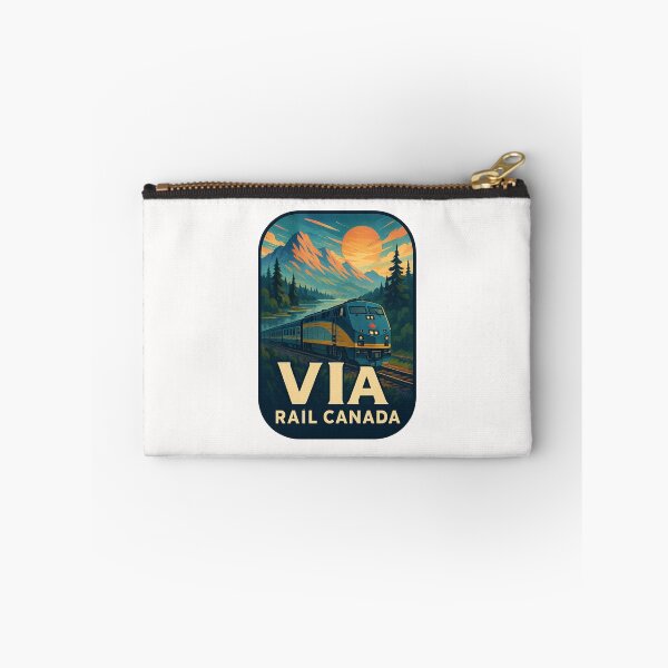 Item preview, VIA Rail Canada Locomotive in Mountain Valley designed and sold by Places On Earth.