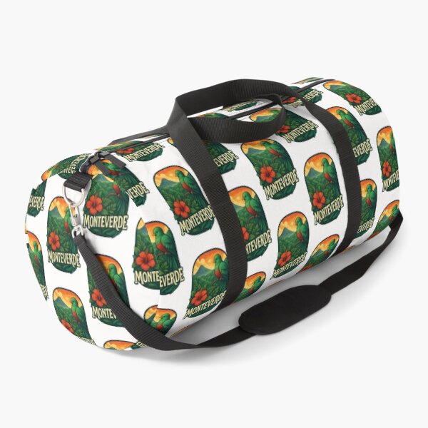 Item preview, Monteverde Costa Rica with Volcano and Hibiscus designed and sold by Places On Earth.
