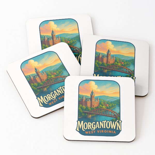 Item preview, Morgantown West Virginia Riverfront and University designed and sold by Places On Earth.
