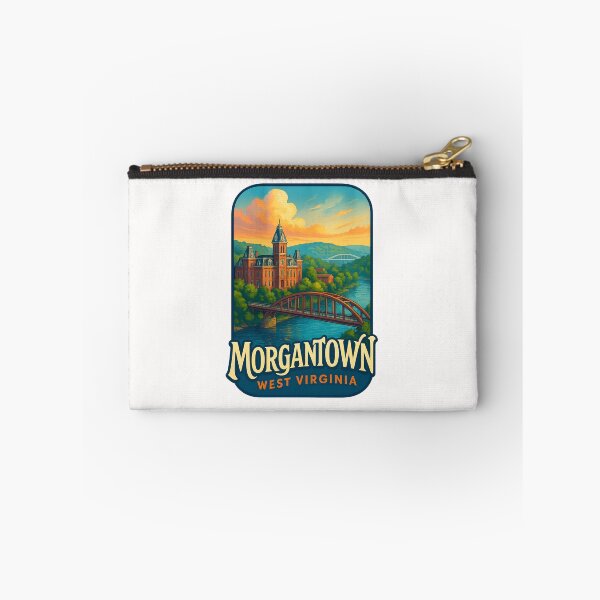 Item preview, Morgantown West Virginia Riverfront and University designed and sold by Places On Earth.