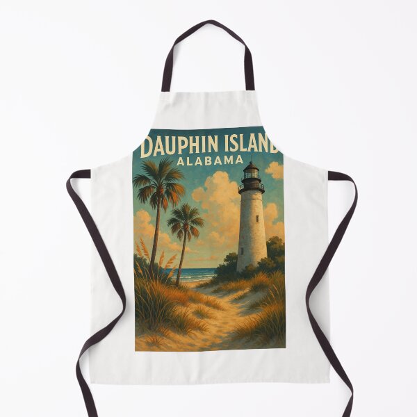 Item preview, Dauphin Island Alabama Lighthouse and Coastline designed and sold by Places On Earth.
