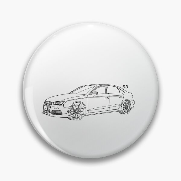 Item preview, AUDI S3 Line illustration designed and sold by sketchjuny.