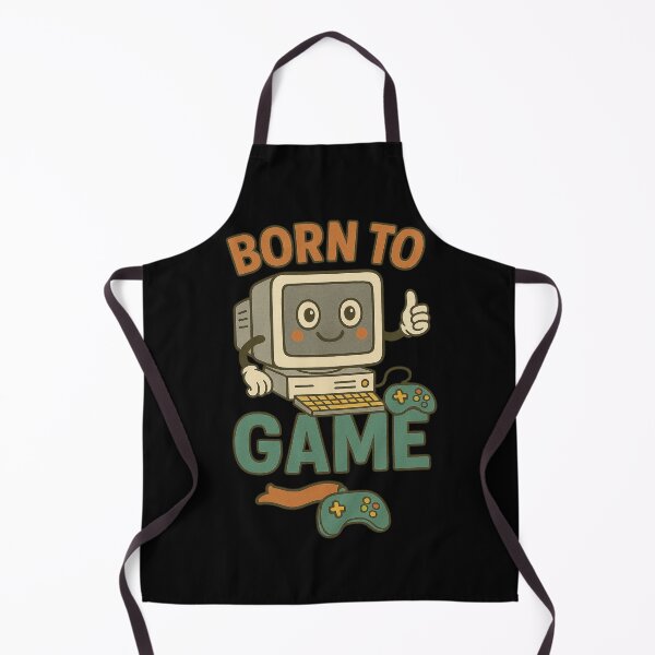 Item preview, Born to Game – Funny Retro Gamer Design designed and sold by WittyLabs.
