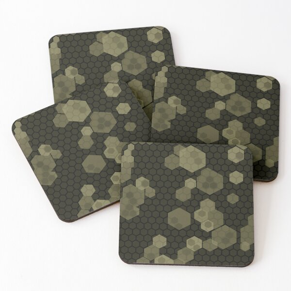 Item preview, Camouflage Honeycomb Grid designed and sold by Kaleidoscope Print.