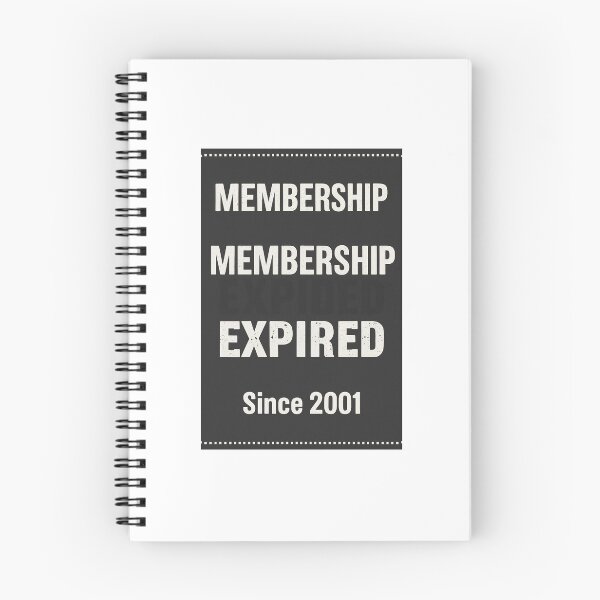 Item preview, Membership Expired Club Parody Poster designed and sold by KK-Black34.