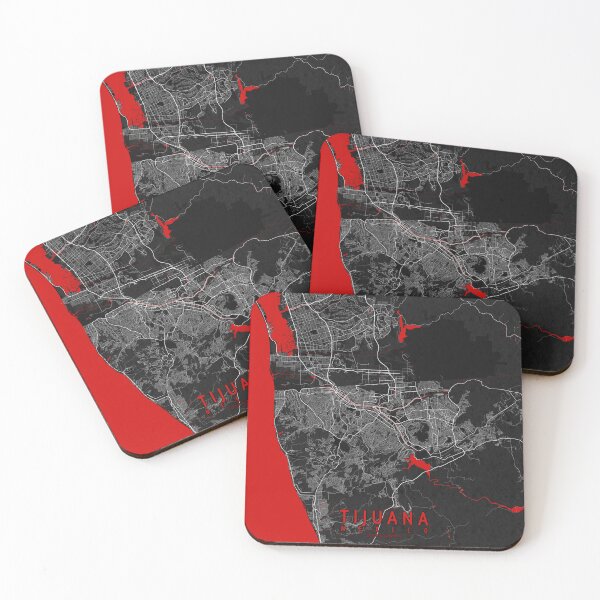 Item preview, Tijuana City Map of Baja California, Mexico - Oriental  designed and sold by deMAP.