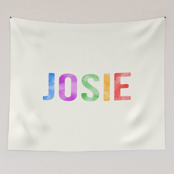 Item preview, Josie Name Bright Colors designed and sold by Jeallan Designs.