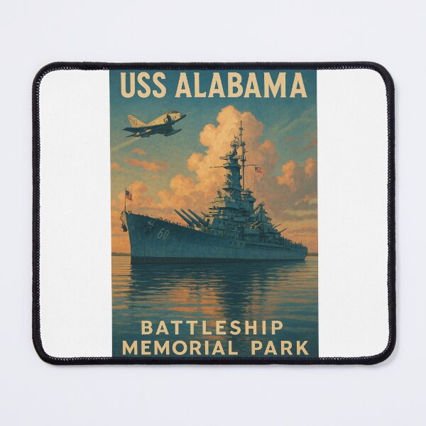 Item preview, USS Alabama Battleship at Memorial Park designed and sold by Aryabek.