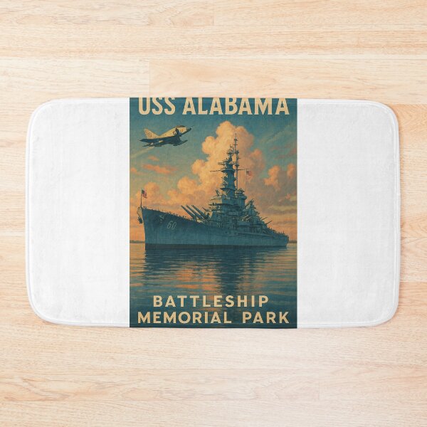 Item preview, USS Alabama Battleship at Memorial Park designed and sold by Aryabek.