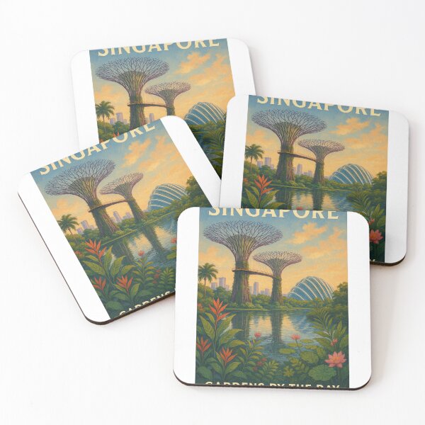 Item preview, Singapore Gardens by the Bay with Supertrees and Conservatory designed and sold by Aryabek.