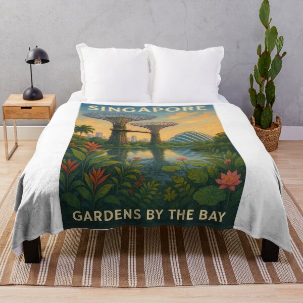 Item preview, Singapore Gardens by the Bay with Supertrees and Conservatory designed and sold by Aryabek.