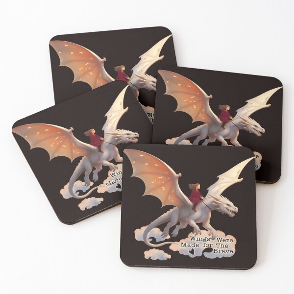Item preview,  Wings Were Made For The Brave Woman Dragon Rider designed and sold by Vevonina.