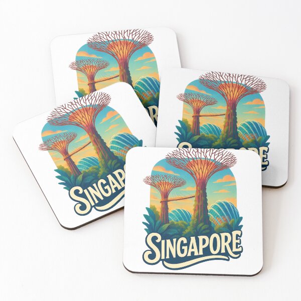 Item preview, Singapore Gardens by the Bay Modern Skyline View designed and sold by Aryabek.
