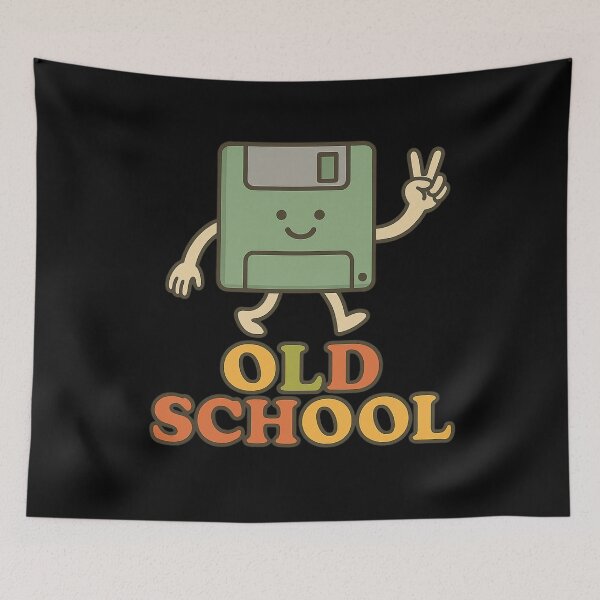 Item preview, Old School – Funny Floppy Disk Retro Design designed and sold by WittyLabs.
