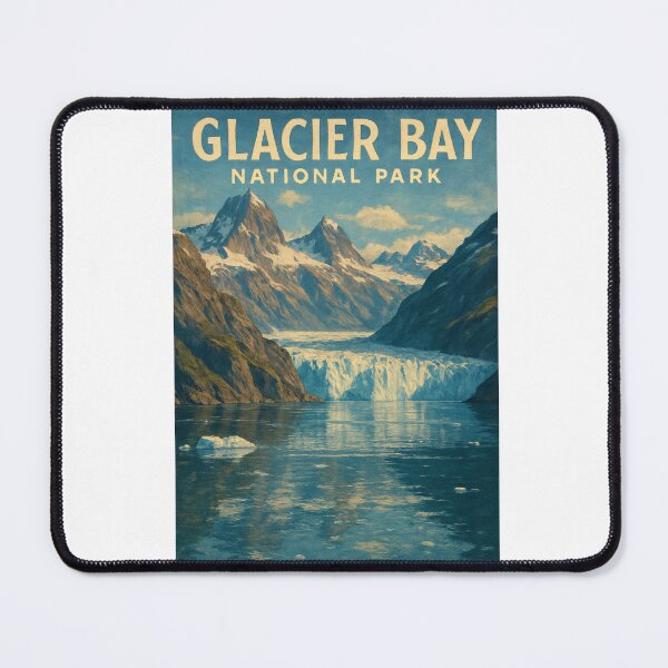 Item preview, Glacier Bay National Park with Icefield and Peaks designed and sold by Aryabek.