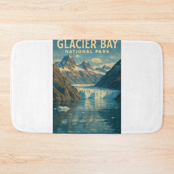 Item preview, Glacier Bay National Park with Icefield and Peaks designed and sold by Aryabek.
