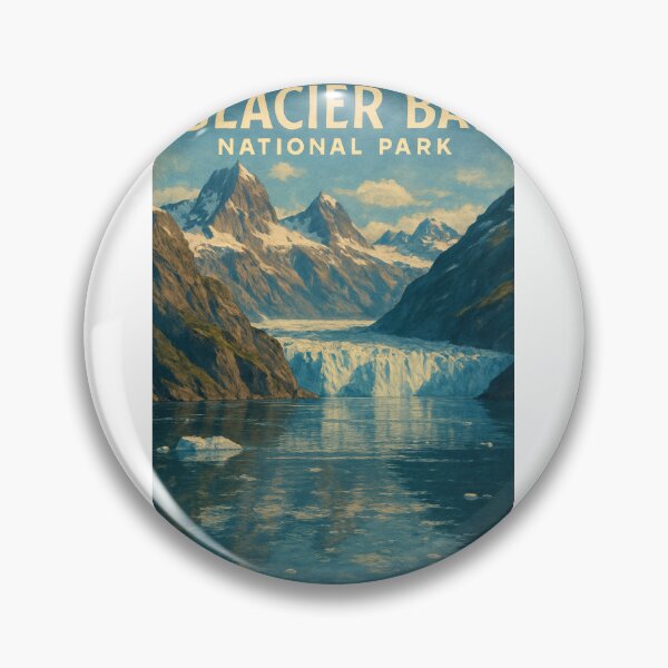 Item preview, Glacier Bay National Park with Icefield and Peaks designed and sold by Aryabek.