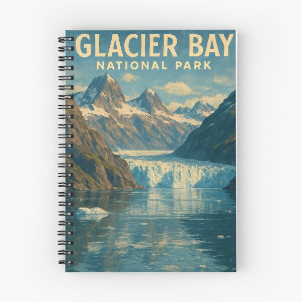 Item preview, Glacier Bay National Park with Icefield and Peaks designed and sold by Aryabek.