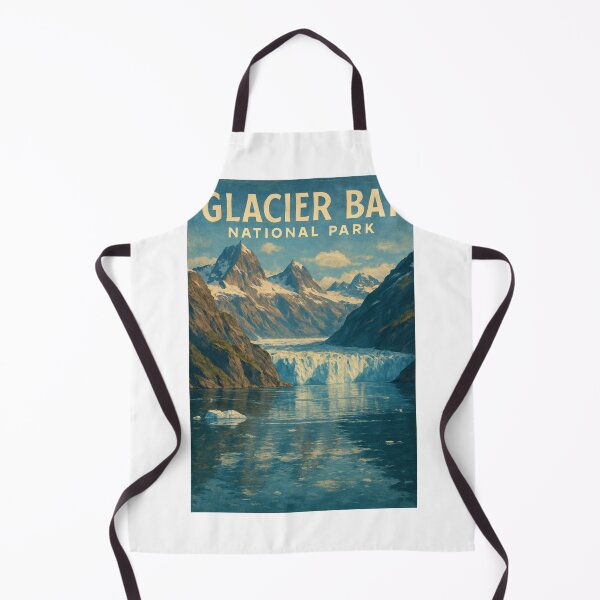 Item preview, Glacier Bay National Park with Icefield and Peaks designed and sold by Aryabek.