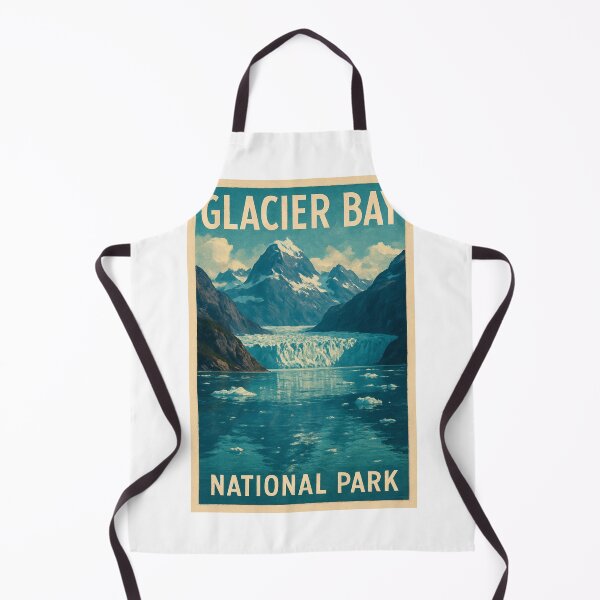 Item preview, Glacier Bay Alaska Icefield and Mountain Landscape designed and sold by Aryabek.