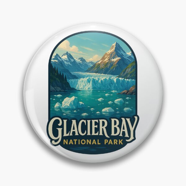Item preview, Glacier Bay National Park Glacial Waters and Peaks designed and sold by Aryabek.